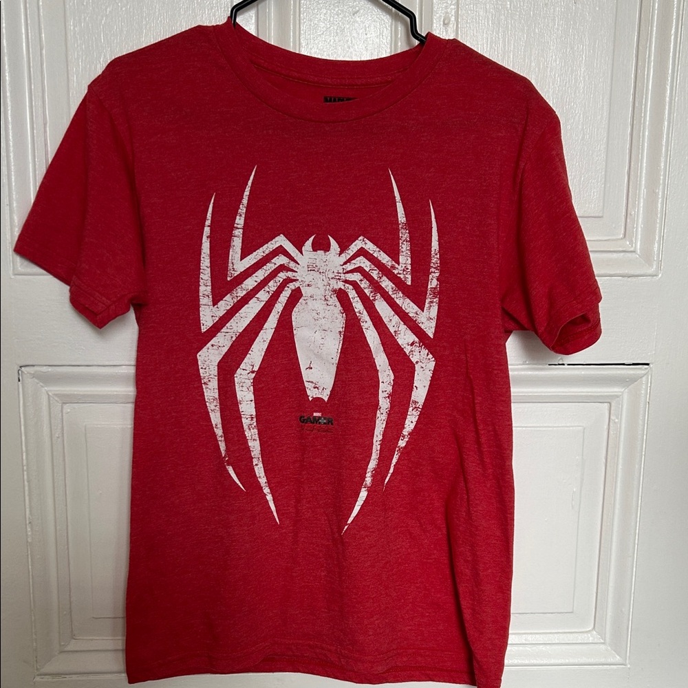 Men’s Marvel Red Spider-Man shirt -size Small